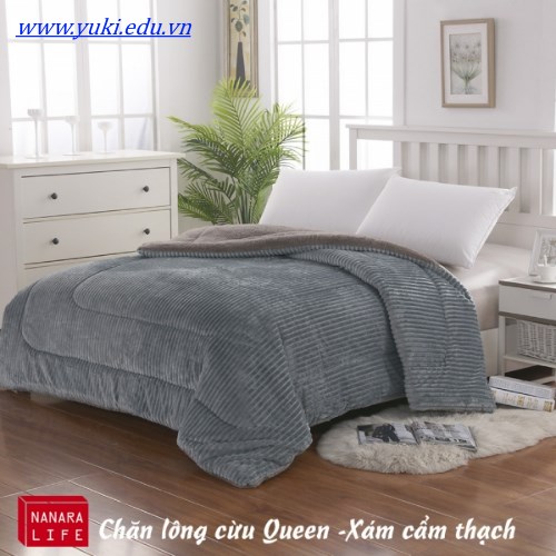 chÄn lÃ´ng cá»«u queen xanh cáº©m tháº¡ch nanara japan