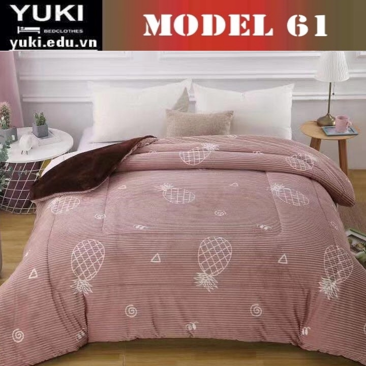 Chăn lông cừu Yuki Japan Brow model 61