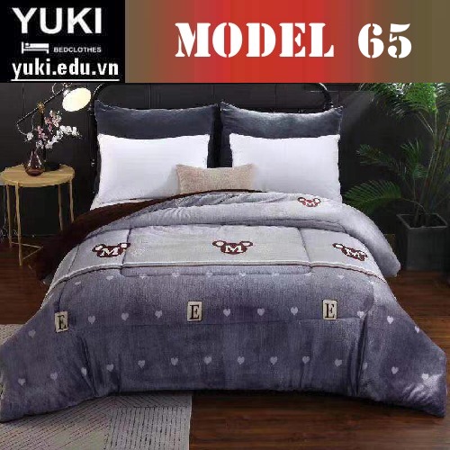 Chăn lông cừu Yuki Japan Brow model 65